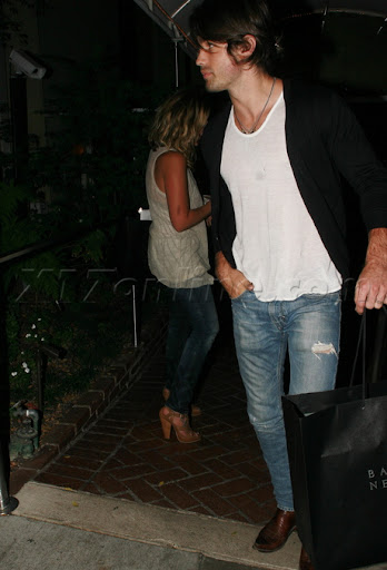 Justin Gaston out in West Hollywood with a new girlfriend. July 20, 2009 X17online.com EXCLUSIVE