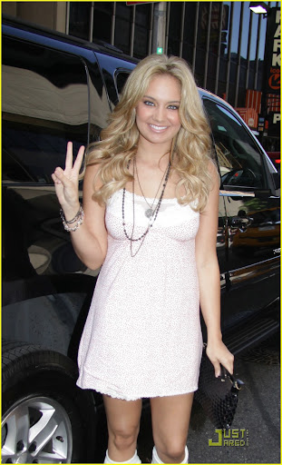Tiffany Thornton of Disney's "Sonny with a Chance" pictured arriving to the "It's on with Alexa Chung" at the MTV Headquearters in Times Square. <P> Pictured: Tiffany Thornton <B>Ref: SPL123130  020909  </B><BR/> Picture by: Jose Perez / Splash News<BR/> </P><P> <B>Splash News and Pictures</B><BR/> Los Angeles:	310-821-2666<BR/> New York:	212-619-2666<BR/> London:	870-934-2666<BR/> photodesk@splashnews.com<BR/> </P>