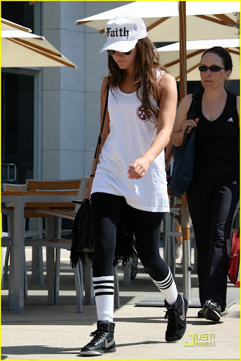 Ashley Tisdale seen outside the Equinox Gym in West Hollywood. Los Angeles, California - 04.09.09 Credit: (Mandatory): WENN.com