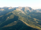 the Telluride ridge, ski area in front, Gold Hill & Palmyra in the back