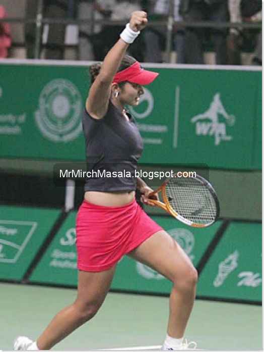 Sania Mirza Celebrating - Very Sexy Picture!