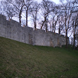 The wall in York