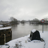 Naburn Locks in the Snow