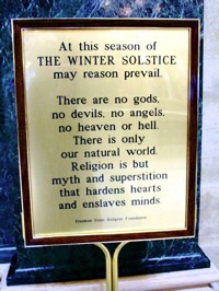 ffrf solstice sign