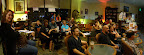 Tracy Newman and the Reinforcements really touched the hearts and minds of this Antelope Valley crowd at Butlers Coffe-- but they were gentle.