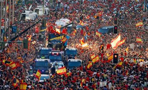 España campeona del Mundial de Fútbol de 2010 España campeona del Mundial de Fútbol de 2010