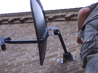 Dish roughly in place