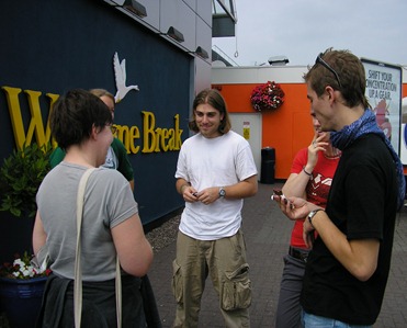 Young Adult Friends at the World Gathering of Young Friends in England, 2005