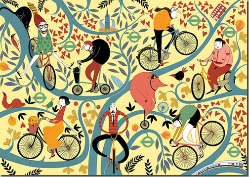 Spokes and Leaves Full by Mia Nilsson