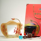螢光魚招財元寶禮盒套缸