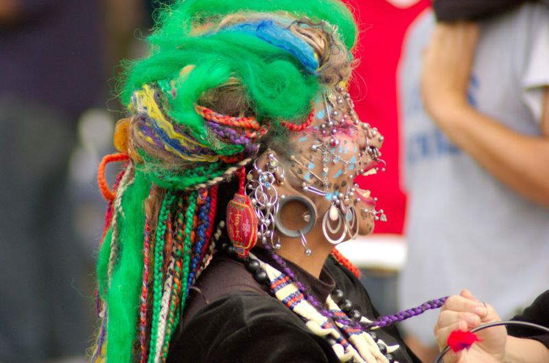 World's most pierced woman adds to her collection with 6005th piercing!