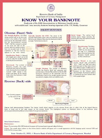 Know your bank note: Reserve Bank of India details Currency Security Features