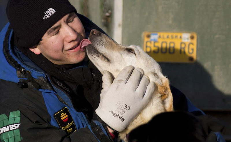 Dog sled photos from several races (Yukon Quest Race, Cam-Am Crown Race) in the Northern Hemisphere (Alaska)