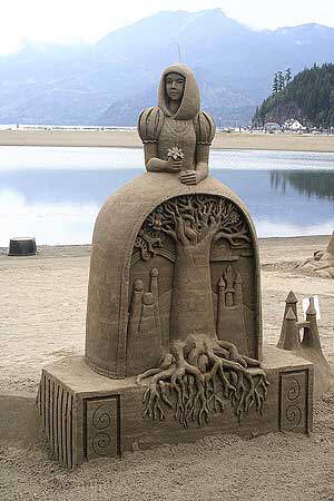 This year's sand castles competition - stunning ...the best