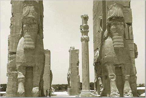 Ancient Stone Art: Persian Architectural Designs