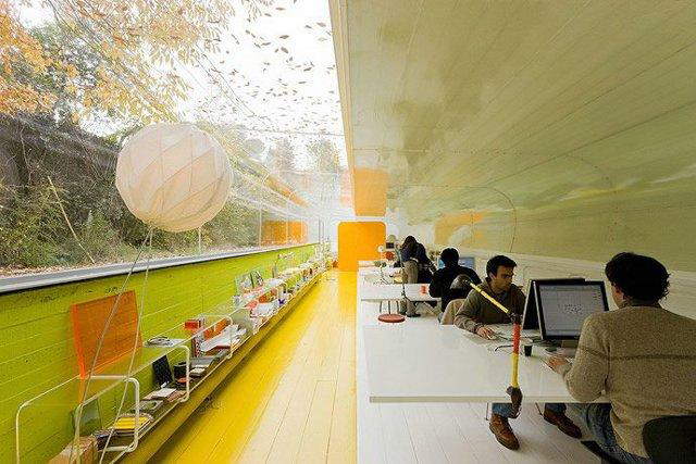 Beautiful Office in Madrid Jungle designed by Spanish architecture firm Selgas Cano
