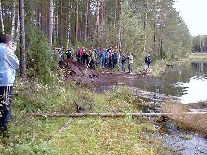 WW II Russian tank with German markings uncovered after 62 years