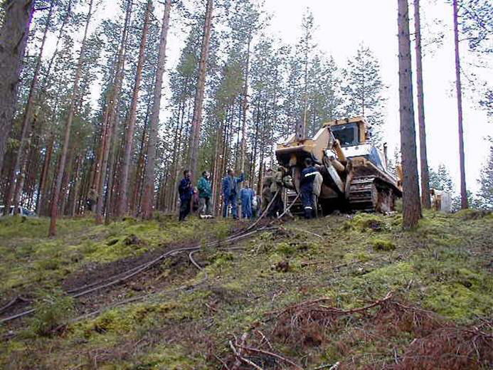 WW II Russian tank with German markings uncovered after 62 years