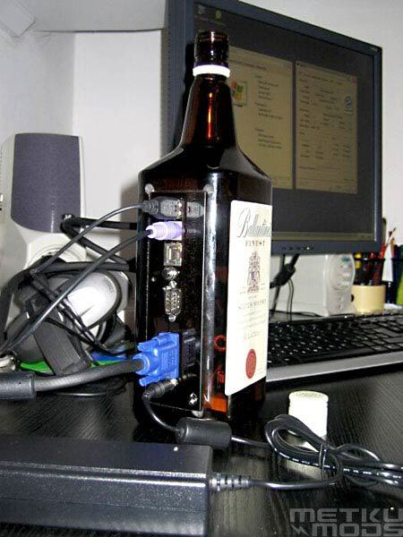 Assembling PC in a bottle of Whisky