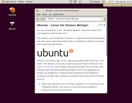 [Ubuntu 11.04 Natty Narwhal]