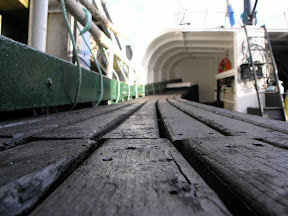 Port side bench looking forward.