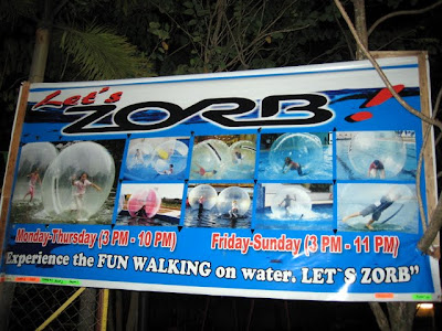 Let's Zorb, available at Matina Town Square