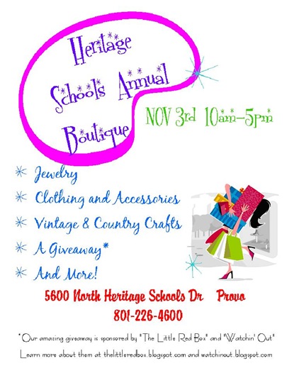 Boutique flyer
