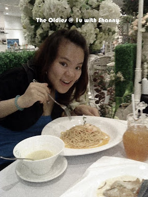 Me with Pasta Aligio Oligio