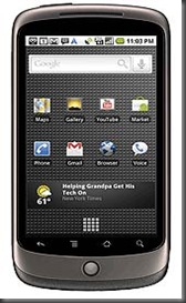 Google Nexus One Kecil