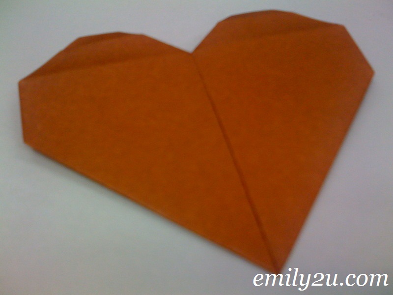 origami heart