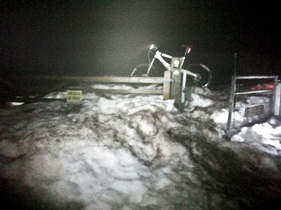 still lots of snow at Standing Stone