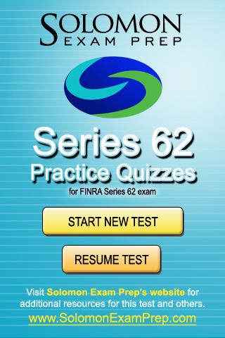 Series 62 - Practice Quizzes