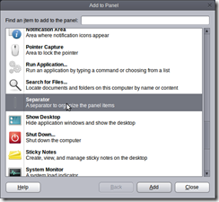 add separator add separator