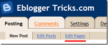 static blogger pages 2b