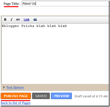 static blogger pages 4bearb