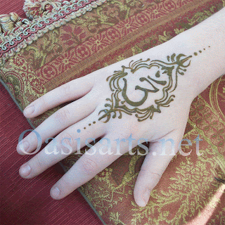 Traditional tattoo decorations ornaments on the hands, photos and image