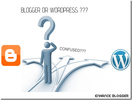 BLogger Or Wordpress confused