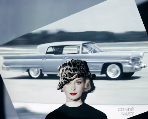 Model and Lincoln Continental by John Rawlings 1960