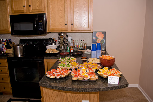 We worried if we'd have enough food. We did.