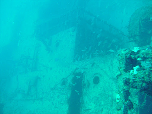 One of the hatches near the middle of the ship