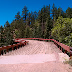 Bridge with gaps the width of 'cross tires
