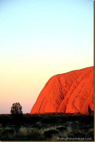 Uluru at sunset