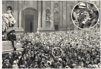 Para mi la guerra no comenzó en 1939. Comenzó con Hitler vitoreando el ingreso de Alemania a la I Guerra Mundial en 1914.