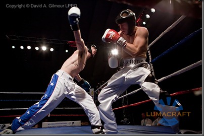 41164 BurlSport
burlington_May 1, 2010
Burlington’s Bay Area Athletic Club provided the athletes for Canada when the Night of Champions kickboxing event was held in Burlington on May 1.2010.
David A. Gilmour LPPO