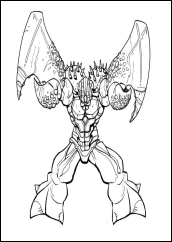 colorear-gormiti3 colorear-gormiti3