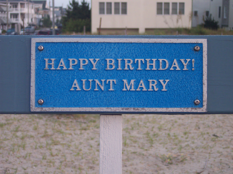 Happy Birthday!Aunt Mary
