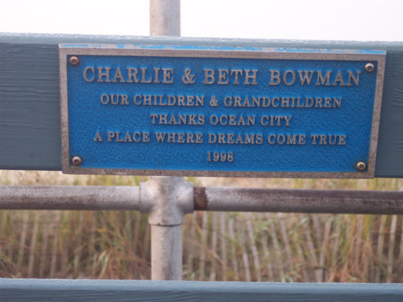 Charlie & Beth BowmanOur children & grandchildrenThanks Ocean CityA place where dreams come true1998