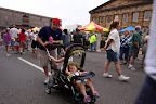 Strollers...so many stroller! Just let them through.