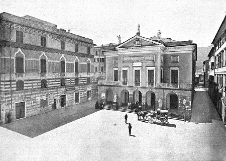Il teatro Civico nel 1850
