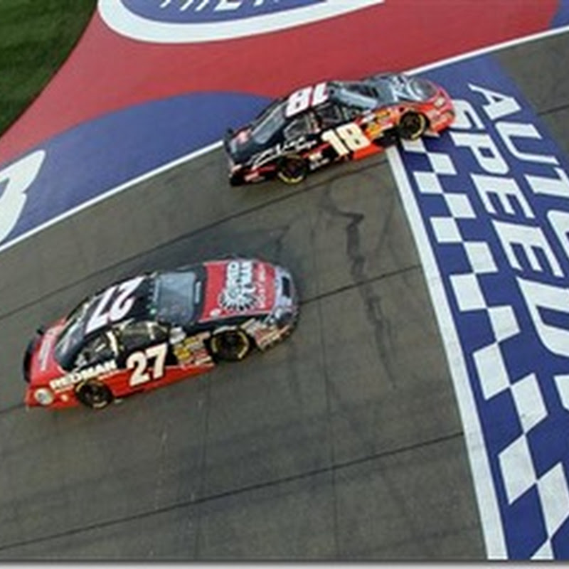 Green-White-Checkered Finish puts Busch in Victory Lane (NNS)